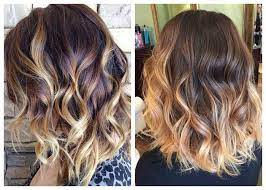 Variations Of The Dark Brown Hair With Blonde Highlights Look On Two Women With Shoulder Brown Hair With Blonde Highlights Blonde Highlights Brown Blonde Hair