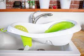 Bathing your baby while standing is a lot less when you want to bathe your baby in the baby bath kitchen sink, ensure to wash it thoroughly. The Best Baby Bathtubs And Bath Seats Reviews By Wirecutter