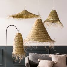 How to weave an openwork lamp shade. Wicker Lampshade Rattan Lamp Shade Wicker Pendant Lamp Etsy