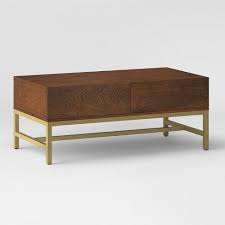 143 Target Update Your Home Or Office With A Unique Accent Piece With The Antwerp Walnut Co Coffee Table Walnut Coffee Table Mid Century Modern Coffee Table