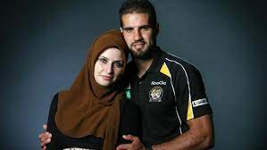 He's an unrestricted free agent because he was previously. Afl Sam Newman Comments On Muslims Bachar Houli Adam Saad Hug Townsville Bulletin
