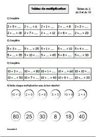 Multiplication (times) tables from 1 to 10 with 20 rows each is available in pdf, printable & downloadable format for easy reference. Table De Multiplication Du 10