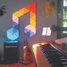 Nanoleaf Aurora Rhythm Starter Kit 15er Pack Leuchte Interieurdesign Interieur Lampe Inneneinricht Wohnzimmer Leuchte Lampen Und Leuchten Lampen Gunstig
