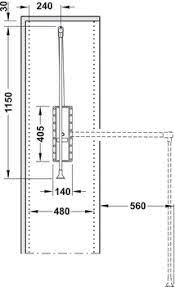 Dresses and long coats need long hanging space, while shirts, skirts and trousers need shorter hanging space. Pull Down Wardrobe Rail For Internal Wardrobe Width 870 1190 Mm Hafele U K Shop