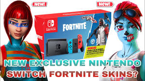 Paketten fortnite nintedno switch skini. New Fortnite X Nintendo Switch Exclusive Skin Concepts Leaked Fortnite Nintendo Switch Bundle Youtube