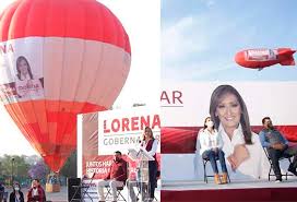 Tlaxcala senadora electa por el principio de mayoría relativa. Tunden En Redes Sociales A Lorena Cuellar Por Derroche De Recursos En Un Dirigible Para Promocionarse