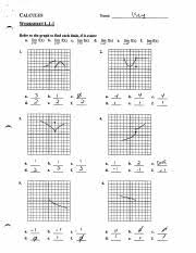 Over 25 scaffolded questions that start relatively easy and end with some real challenges. Answer Key To Packet Calculus Name Kg Worksheet L 1 1 Pr Refer To The Graph To Nd Each Limit If It Exists Amwmu Mcwmdmwmewmf Mm Iiiiiiiiiiiiii L Course Hero