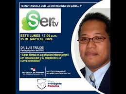 Dr Luis Trejos, Paidopsiquiatra del IPHE Brindo entrevista en Sertv