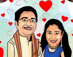 Caricature Wedding Invite Invitation Card Projects :: Photos, videos,  logos, illustrations and branding :: Behance