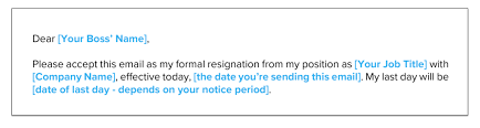 This document is usually required after you've indicated your decision to leave in person or via email. How To Write A Resignation Letter Free Resignation Letter Template
