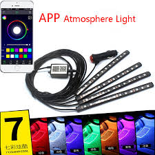 Car led light is a car lighting controller system; Yccpauto 12led Bluetooth App Car Atmosphere Lamp Multicolor Interior Decorative Foot Lights Auto Rgb Led Strip Lights 12v Android Samsung Android Based Tablet Pcandroid Keyboard Aliexpress