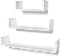 Stainless steel kitchen wall shelves ukrainian keyboard virtual. Buy Storemic Floating Shelves Easy To Install Wall Shelves Pack Of 3 With Length 60cm 45cm 30cm U Shaped White Wall Shelf For Kitchen Living Room Bathroom And Bedroom Etc Online In Turkey