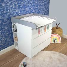 Puckdaddy Wickelaufsatz Grace Grau In 2020 Wickelaufsatz Ikea Malm Ikea Wickelkommode