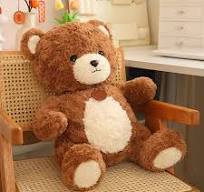 Brown Fluffy Soft Doll Plush Teddy Bear Wholesale Mascot Custom Gift Animal  OEM Toys