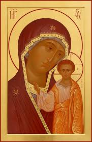 Владимирская икона божией матери, 21 мая (3 июня), 23 июня (6 июля), 26 августа (8 сентября); Ikona Bozhiej Materi Kazanskaya