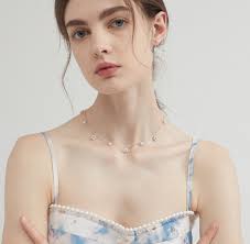 Natural Pearl Daisy Choker, Real Freshwater Pearl Gold Necklace, Pearl  Flower Jewellery, Wedding Bride Necklace, Gift for Her