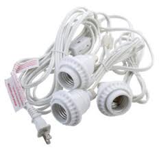 Customized Lamp Holder Parts China Manufacturer Multiple Light Socket Extension Wiring Cord Adapter