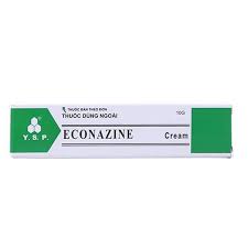 Econazole nitrate has also been used as eye or ear drops. Econazine Tuyp 10g Ä'iá»u Trá»‹ Bá»‡nh Viem Da