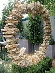 Gorgeous Stone Circle Sculpture By Alitex Uk Via Flickr Circle Sculpture Mosaic Garden Garden Sculpture