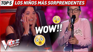 It premiered on 6 february 2014 on telecinco and is part of the international syndication the voice based on the original dutch tele. Los Ninos Mas Sorprendentes De La Voz Kids Youtube
