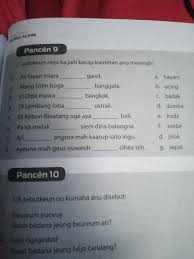 Check spelling or type a new query. Pancen 9 Hal 95 B Sunda Kelas 8 Brainly Co Id