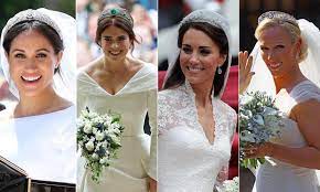 Royal Wedding Hair And Makeup Inspiration Kate Middleton Princess Eugenie And More Wedding Hair And Makeup Cute Wedding Hairstyles Wedding Hairstyles