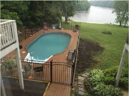 In our case that's 25m x 12.5m x 2m = 25m x 25m 2 = 625m 3 so we need six hundred twenty five cubic meters of water. Ultimate On Ground Pool Kit Brown Synthetic Wood Coping In 2021 Sloped Backyard Building A Pool In Ground Pools