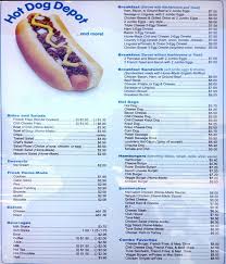 No delivery fee on your first order. Hot Dog Depot Menu Menu For Hot Dog Depot Martinez Martinez