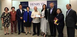 Amid speculation about why hans sy's sm prime is taking over elder brother henry sy jr.'s smdc, the. Henry Sy Foundation Upmafi To Construct Up Manila S Medical Sciences Building The Manila Times