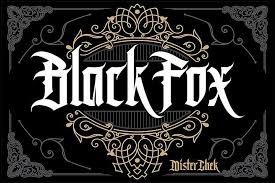 See more ideas about lettering alphabet, lettering fonts, tattoo lettering fonts. Black Fox 39734 Logo Font Bundles Gothic Fonts Logo Fonts Graffiti Font