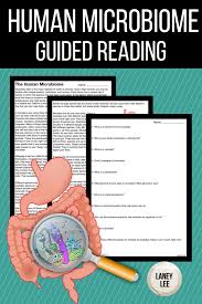 Human Microbiome Guided Reading Print Google Versions Middle School Science Resources Middle School Science Middle School Science Class