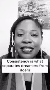 Consistency is what separates dreamers from doers. Take action today! , Get  a Copy of “ Everyone Is Fighting it out” link in my bio