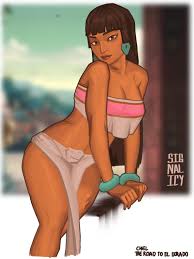 I tried to make fanart of Chel from The Road to El Dorado but I cant seem  to draw her face lol. Im still having troubles with that : rlearntodraw