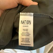 Nation LTD Etoile Bubble Hem Combo Dress in Hunter Size Medium Midi