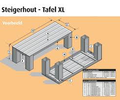 Steigerhout Tafel Xl Chair