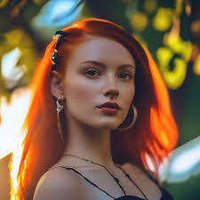 Beautiful girl under tree shadow, …» — картинка создана в Шедевруме