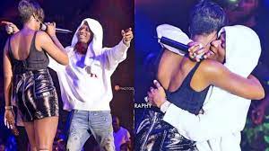 He has worked with drake, skepta, and chris brown in the past. Tiwa Savage Surprises Wizkid On Stage Youtube