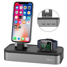 Dlya Iphone X Zaryadnoe Ustrojstvo Dock 5 Port Usb Zaryadnoe Ustrojstvo Podstavka Dlya Apple Watch Series 3 2 1 Apple Watch Apple Watch Series 3 Apple Watch Stand