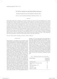 You can find out the severity of the accident by getting a car report to find out what what write off category it has been in. Pdf Car Driver Attitude Towards Road Safety Measures