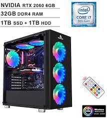 Amazon Com 2020 Nexigo Quantum Flux Gamer Liquid Cooled Vr Ready Rgb Gaming Computer Intel 8 Core I7 9700k 3 6ghz Up Gaming Computer Custom Computer Ddr4 Ram