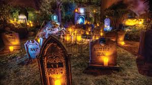 Maybe you would like to learn more about one of these? Fantastic Halloween Graveyard Amazing Lighting Halloween Graveyard Halloween Outside Halloween Lights
