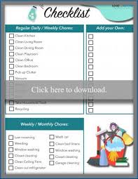 household chore list lovetoknow