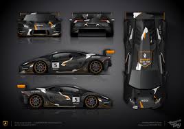The Approved Livery Design For Lamborghini Huracan Gt3 For The Fff Racing Team Mobil
