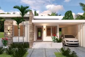 This house consists of the entrance porch, living. Modern One Storey House With Three Bedrooms