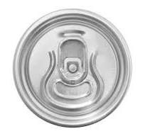 Aluminum can lids silver + silver tab 650pcs