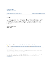 La cité des enfants regroupe deux espaces dédiés à l'apprentissage ludique, à l'expérimentation et aux jeux éducatifs. Trahison Dans Une Si Longue Lettre De Mariama Ba Pdf Crowossunwell S Ownd