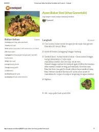 We did not find results for: Resep Ayam Bakar Iloni Khas Gorontalo Oleh Tyamohi Cookpad