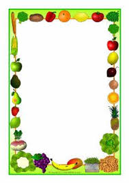 fruit and vegetables themed a4 page borders sb5485 sparklebox clip art borders page borders borders for paper
