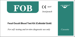 A fecal occult blood test looks for blood in the stool. Fecal Occult Blood Test Kit Colloidal Gold Joysbio Biotechnology