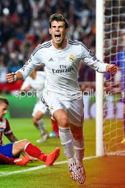 Footballer for @realmadrid and @fawales twitter: Champions League 2014 Print Football Posters Gareth Bale